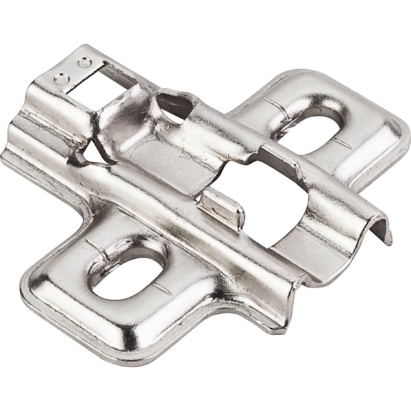Hardware Resources Standard Duty 0 mm Non-Cam Adjustable Steel Plate for 700, 725, 900 and 1750 Series Euro Hinges 600.1233.05 - main